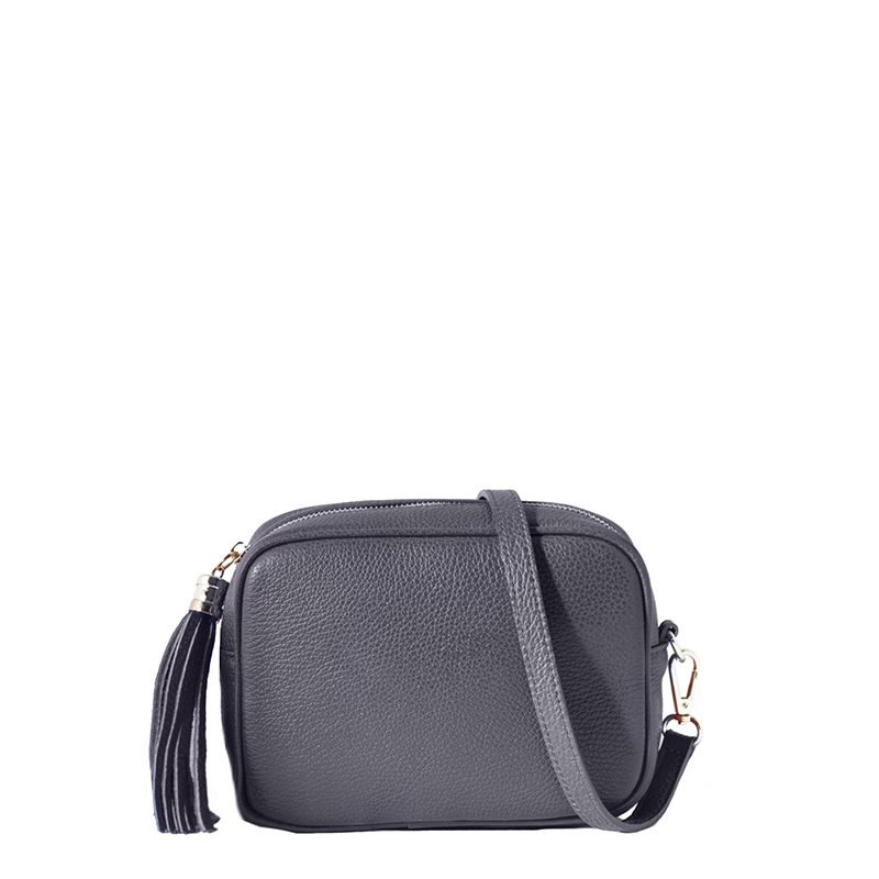 dark gray purse